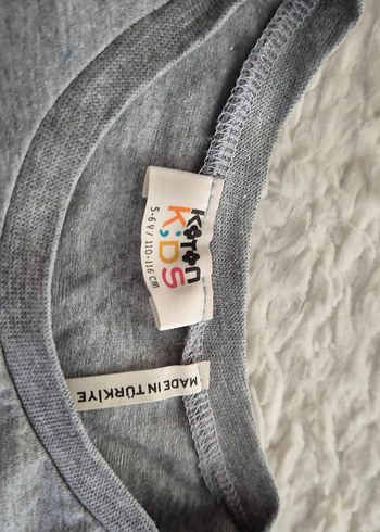 Erkek Çocuk Gri Uzun Kollu Sweatshirt - Görsel 4