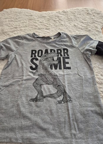 Erkek Çocuk Gri Uzun Kollu Sweatshirt - Görsel 3