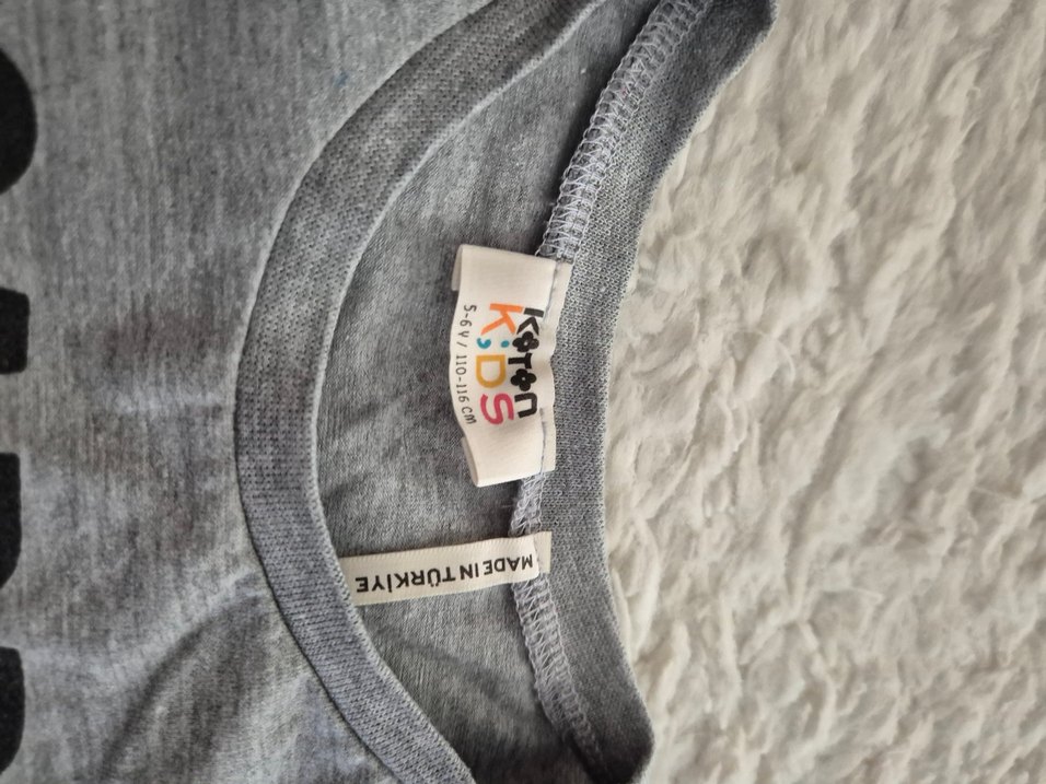 Erkek Çocuk Gri Uzun Kollu Sweatshirt - Görsel 4