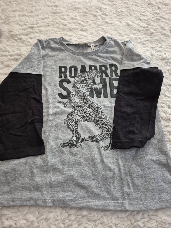 Erkek Çocuk Gri Uzun Kollu Sweatshirt - Görsel 2