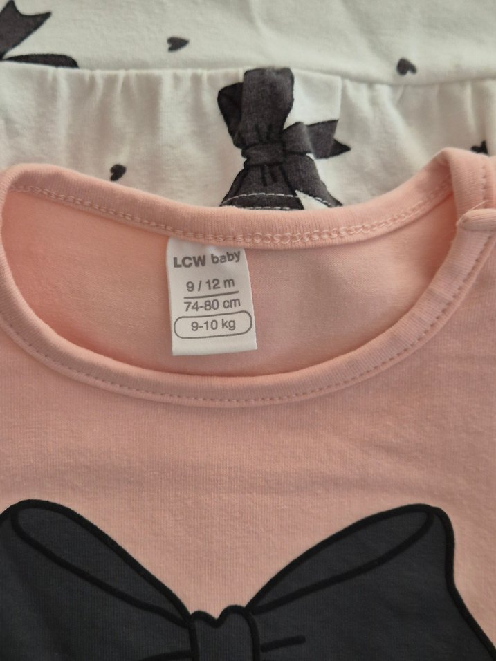 Kız Çocuk Fiyonklu Uzun Kollu Tişört - Görsel 5