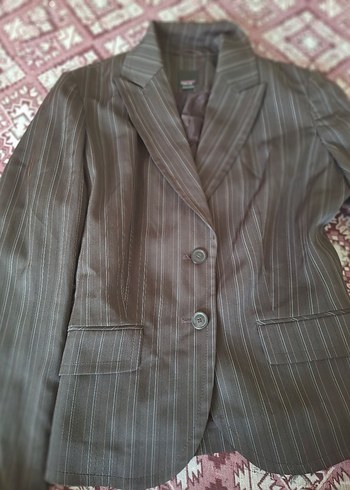 Esprit Kahverengi Düğmeli Kadın Blazer Ceket