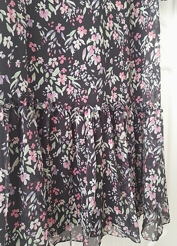 38 Beden Sifon tesettur elbise