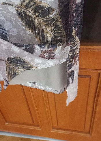 m Beden kahverengi Renk Bohem Tarzı Uzun Desenli Kadın Elbise