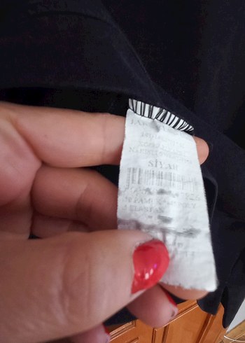 s Beden siyah Renk Siyah Kadın Uzun Kollu Sweatshirt