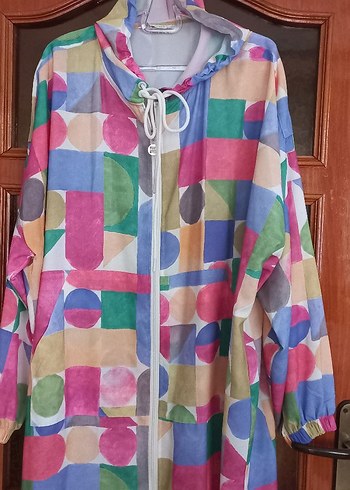 Renkli Bohem Uzun Kollu ceket  setrms 3 beden - Görsel 6