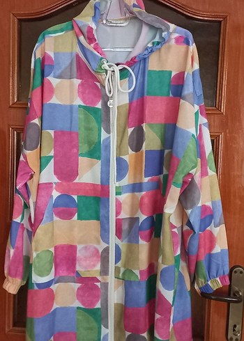 Renkli Bohem Uzun Kollu ceket  setrms 3 beden - Görsel 5