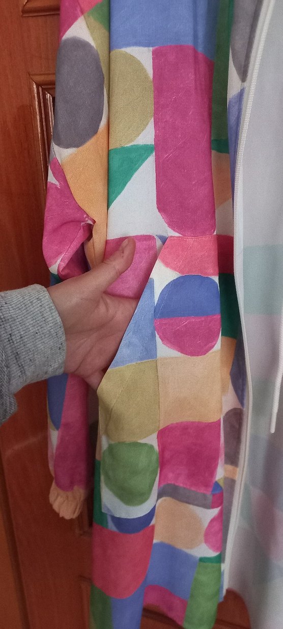 Renkli Bohem Uzun Kollu ceket  setrms 3 beden - Görsel 4