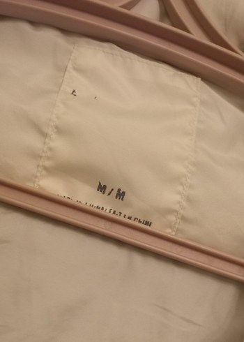 Düğmeli Beyaz Kadın Mont aeropostale m beden - Görsel 13