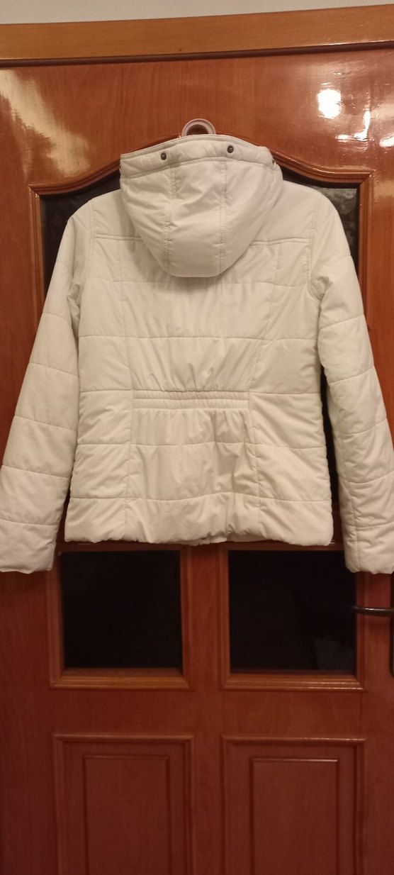 Düğmeli Beyaz Kadın Mont aeropostale m beden - Görsel 5