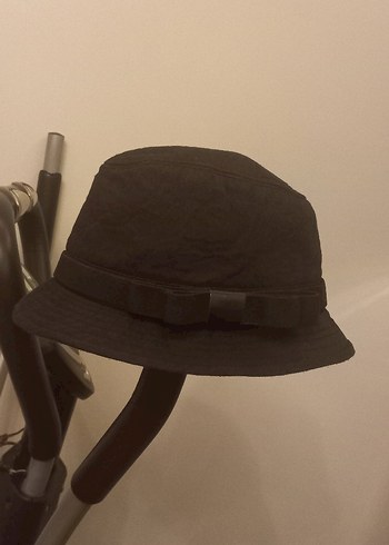 siyah nostaljik fötr şapka - Görsel 3