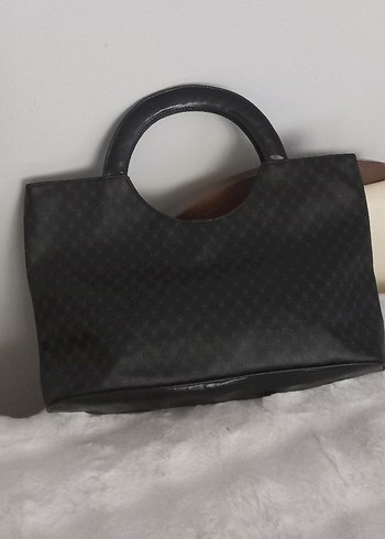 siyah Deri Kadın Çanta - Görsel 4