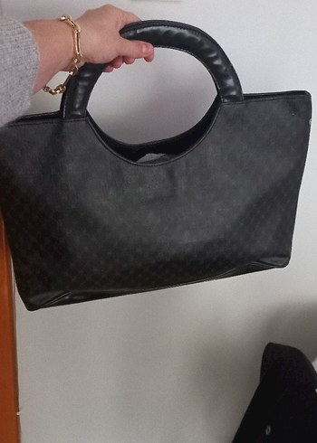 siyah Deri Kadın Çanta - Görsel 2