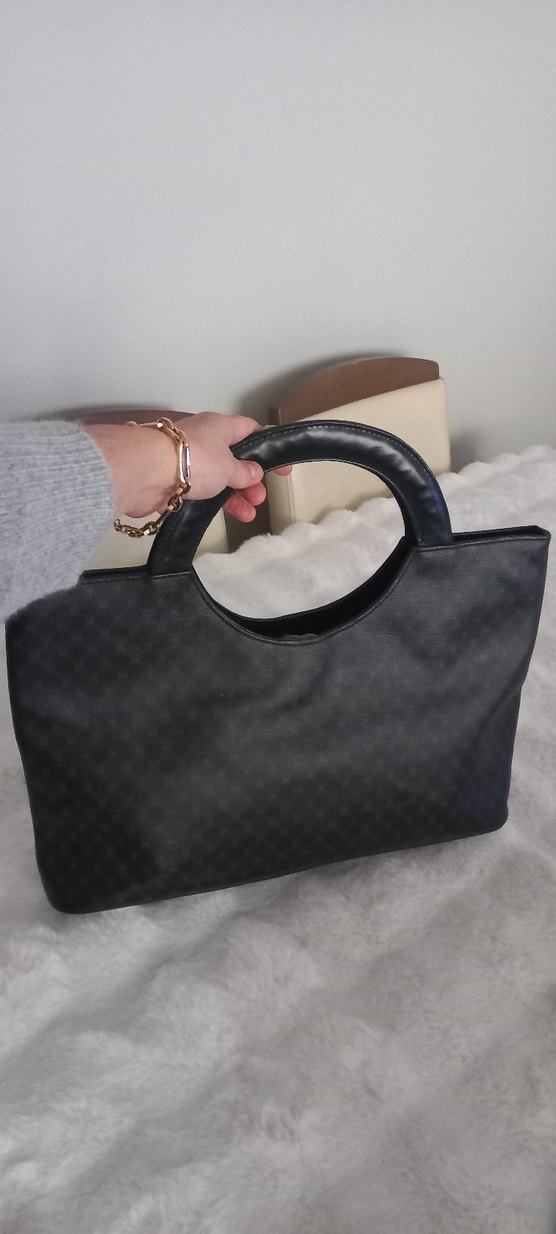 siyah  Deri Kadın Çanta - Görsel 3