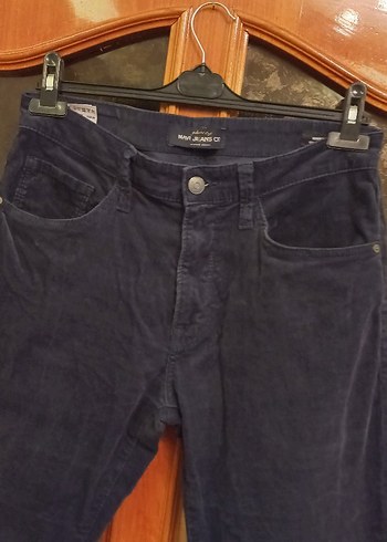 Lacivert Erkek kadife Pantolon 32/32 - Görsel 3