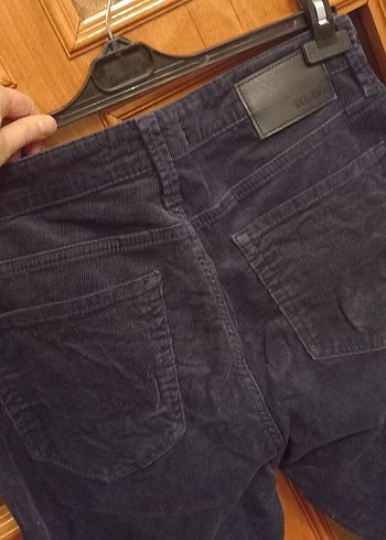 Lacivert Erkek kadife Pantolon 32/32 - Görsel 5