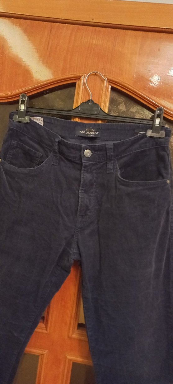 Lacivert Erkek kadife Pantolon 32/32 - Görsel 3