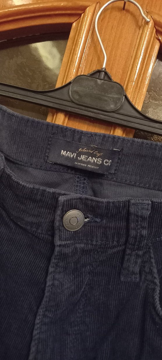 Lacivert Erkek kadife Pantolon 32/32 - Görsel 4
