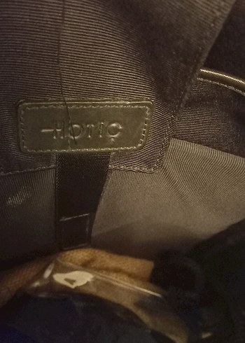 Siyah Deri unisex hotiç Sırt Çantası - Görsel 7