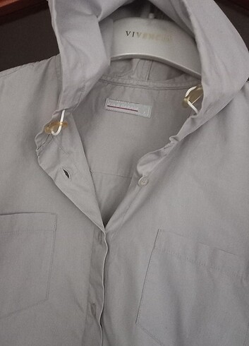 S beden taş rengi polo garage kısa kollu gömlek - Görsel 10