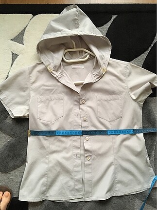 S beden taş rengi polo garage kısa kollu gömlek - Görsel 6
