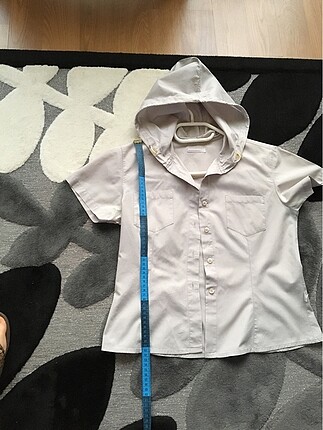 S beden taş rengi polo garage kısa kollu gömlek - Görsel 5