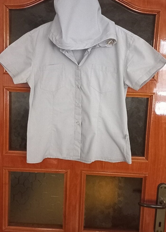 S beden taş rengi polo garage kısa kollu gömlek - Görsel 2