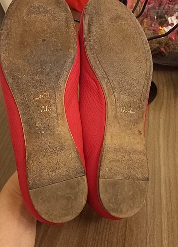 Orjinal fendi kırmızı renk babet - Görsel 12