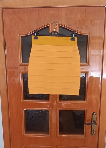 Codentry m beden Orange sarı kısa etek
