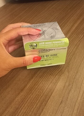 Collagen by watsons çift fazlı kil maskesi - Görsel 3