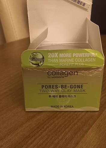 Collagen by watsons çift fazlı kil maskesi - Görsel 7