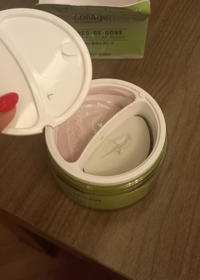 Collagen by watsons çift fazlı kil maskesi - Görsel 5
