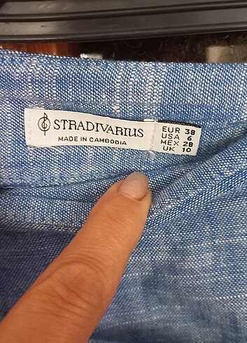 s Beden Stradivarius s beden indigo mavi şort etek