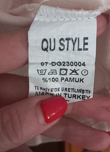 Qustyle m/l uyumlu krem bej crop gömlek - Görsel 5