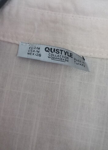 Qustyle m/l uyumlu krem bej crop gömlek - Görsel 7