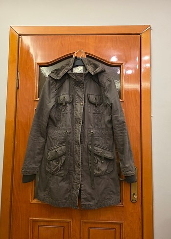 Defacto Haki Gri Kargo Parka