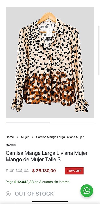 Mango gömlek