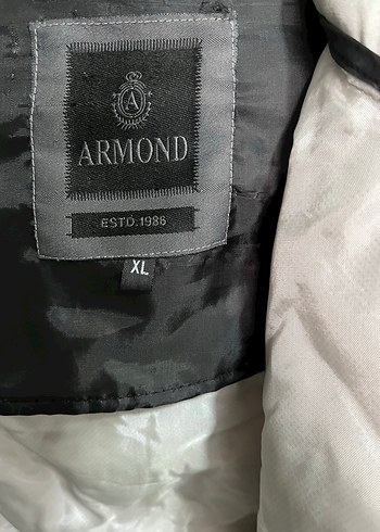 Gri Beyaz Kapüşonlu erkekMont - Görsel 7