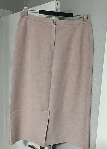 Kadın Keten Uzun Etek - Görsel 2