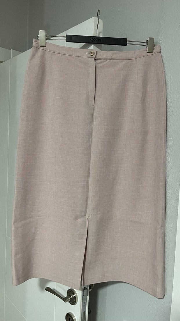 Kadın Keten Uzun Etek - Görsel 3