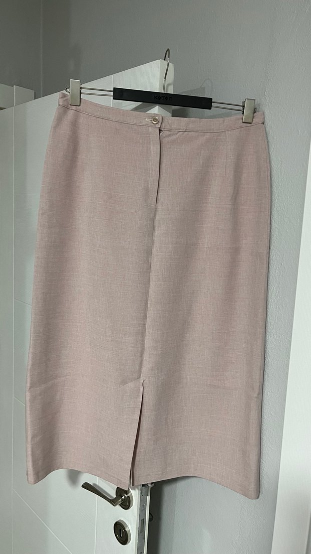 Kadın Keten Uzun Etek - Görsel 2