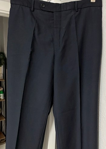 Kumaş Pantolon, Kemerli, Ofis Stili - Görsel 3