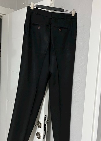 Siyah Kumaş Pantolon - Görsel 3