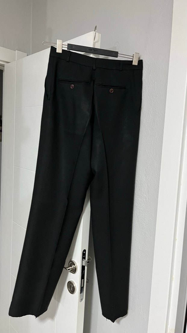Siyah Kumaş Pantolon - Görsel 3