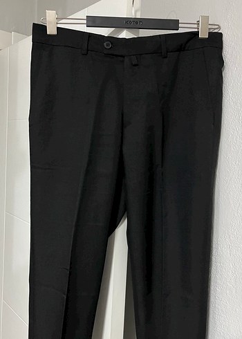 Siyah Regular Fit Erkek Kumaş Pantolon - Görsel 3