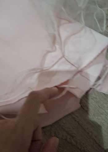 Pembe Dantel Detaylı Kız Çocuk Elbise - Görsel 5