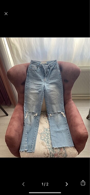 Stradi yırtık jean