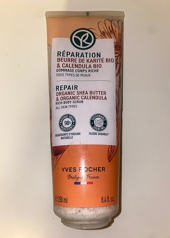 Yves Rocher Organik Shea ve Calendula Vücut Peelingi