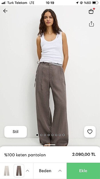 Pull and Bear Pull and bear keten pantolon