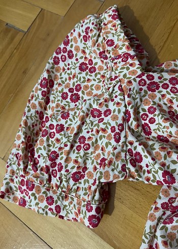 Çiçek Desenli Uzun Elbise - Görsel 5